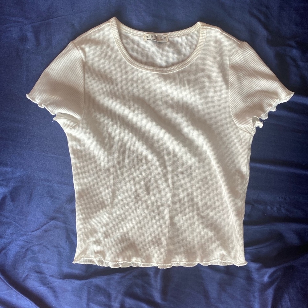 White croptop from Cotton on